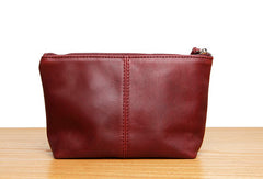 Genuine Leather Long Wallet Zipper Clutch Wallet Coin Change Makeup Wallet Purse For Women