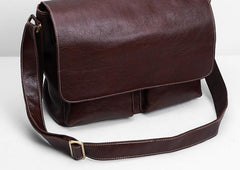 Handmade Leather Mens Cool Shoulder Bags Messenger Bag for men