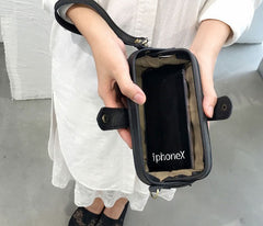 Vintage LEATHER Womens Wristlet Bag Doctor Long Wallet Mini Shoulder Bag FOR Women