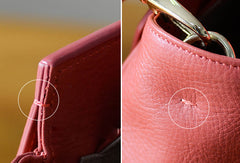 Handmade Genuine Leather Handbag Crossbody Bag Shoulder Bag Purse For Women - EverHandmade