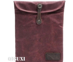 Cool Waxed Canvas Mens iPad Case iPad Air Case 10 inch for Men Clutch