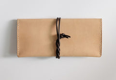 Handmade LEATHER Womens Long Wallet Leather Envelope Long Wallets FOR Women