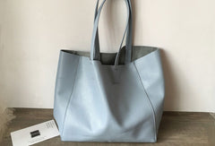 Handmade Vintage Leather Oversize Tote Bag Shoulder Bag Handbag For Women - EverHandmade