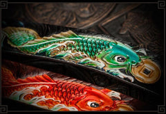 Handmade Leather Tooled Carp Mens Belt Cool Leather Men Belt for Men