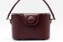 Genuine Leather Doctor Bag Bucket Bag Handbag Shoulder Bag for Women Leather Crossbody Bag - EverHandmade