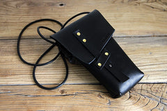 Handmade LEATHER WOMEN Cell Phone Saddle SHOULDER BAG Small Crossbody Purse FOR WOMEN