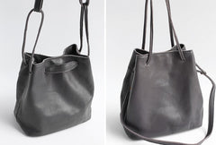 Vintage WOMENs LEATHER Bucket Purse Bucket Shoulder Purse FOR WOMEN