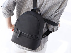 Leather Stylish Womens Small Backpack Mini Travel Backpack Purse for Women
