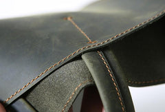 Handmade Leather Mens Tote Bag Cool Tote Bag Handbag Shoulder Bag for men