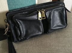 Handmade WOMENs LEATHER Wristlet Purse Mini Shoulder Bag Purse FOR WOMEN