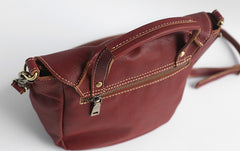 Vintage LEATHER WOMEN Satchel Crossbody Purses School SHOULDER BAG FOR WOMEN