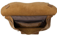 Vintage Unique Cool Leather Small Messenger Bag for men Shoulder Bag for men