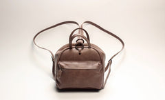 LEATHER WOMEN Backpack Purses Cute Vintage School Backpacks FOR WOMEN