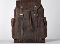 Vintage Leather Mens Backpacks Large Travel Backpacks Hiking Backpacks for Men