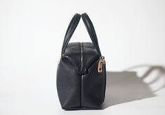 Handmade Leather Black Womens Handbag Fashion Shoulder Bag for Women