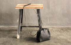 Vintage LEATHER WOMEN Small Doctor Purse Chain SHOULDER BAG Purses FOR WOMEN