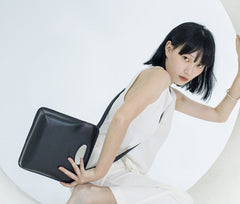 Cute Green Black Leather Womens Mini Crossbody Purse Shoulder Bag for Women