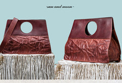Handmade Genuine Leather Handbag Shopper Bag Crossbody Bag Shoulder Bag Purse For Women - EverHandmade