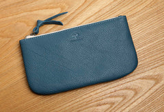Genuine Leather billfold Long Wallet Zipper Slim Wallet Coin Change Card Wallet Purse For Women