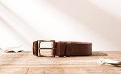 Handmade Cool Leather Mens Belt Leather Belt for Men