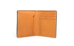 Cool Leather Mens Camouflage Small Wallet Front Pocket Wallet billfold Slim Wallet for Men