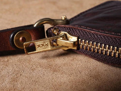 leather zip wallet mens long leather wallet zip around wallet long wallets for men 