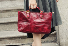 Handmade Handbag Briefcase Purse Leather Crossbody Bag Purse Shoulder Bag for Women - EverHandmade