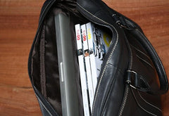 Handmade Leather Mens Cool Messenger Bag Work Bag Business Bags Briefcase Bag for men
