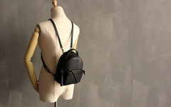 Mini LEATHER WOMEN Small Backpack Purses Cute Vintage School Backpacks FOR WOMEN