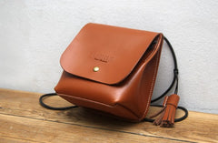 Cute LEATHER WOMEN Square SHOULDER BAG Mini Crossbody Purses FOR WOMEN