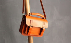 Vintage LEATHER WOMEN School SHOULDER BAG Satchel Bag Crossbody Purse FOR WOMEN