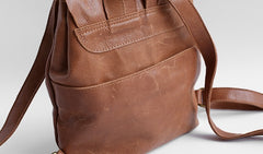 Vintage LEATHER WOMEN Backpack School Backpacks Travel Backpack FOR WOMEN