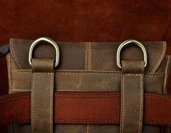 Mens Leather Small COURIER BAG Side Bag Waist Pouch Holster Belt Case Belt Pouch for Men