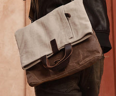 Canvas Mens Cool Messenger Bag Shoulder Bag Handbag Tote Bag For Men