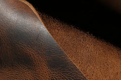 Handmade Leather Mens Cool Messenger Bag Briefcase Work Bag Business Bag Laptop Bag for men