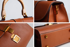 Genuine Leather Cute Handbag Crossbody Bag Shoulder Bag Women Leather Purse