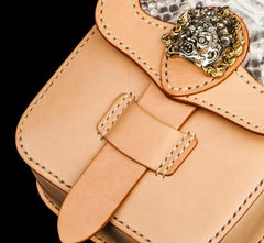 Handmade Mens Leather Belt Pouch Cases Waist Bag Hip Pack Belt Bag for Men
