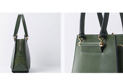 Genuine Leather handbag shoulder bag large tote for women leather shopper bag - EverHandmade