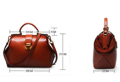 Genuine Leather crossbodybag handbag shoulder bag for women leather bag - EverHandmade