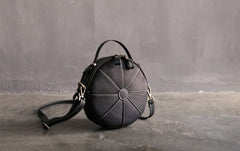 Fashion Womens Leather round purse circle bag circle handbag round handbag for women