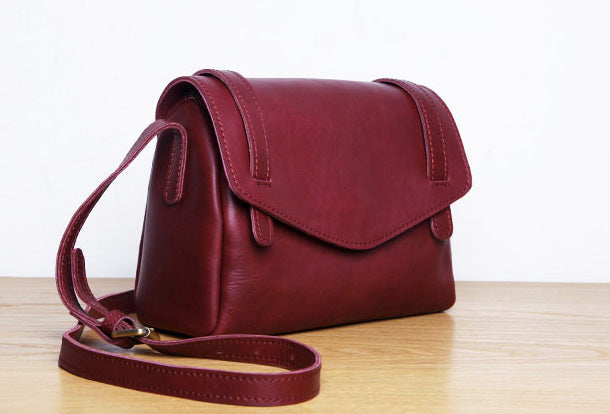 Genuine Leather Cute Crossbody Bag Shoulder Bag Women Girl Fashion Lea