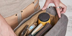 Mens Canvas Gray Cool Messenger Bag Side Bag Shoulder Bag for Men