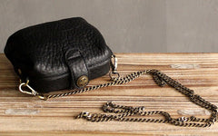 Vintage LEATHER WOMEN Mini Doctor Purse Chain SHOULDER BAG Purses FOR WOMEN