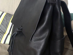 Fashion Black LEATHER WOMEN Backpack School Backpacks Travel Backpack FOR WOMEN