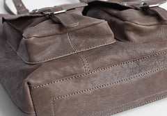 Vintage WOMENs Brown Large LEATHER Tote Bag Fashion Tote Purse FOR WOMEN