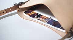 Handmade Leather Shoulder Tote Purse With Matching Wallet for Women