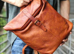 Cool Vintage Leather Mens Backpack Travel Backpack Laptop Backpacks for men