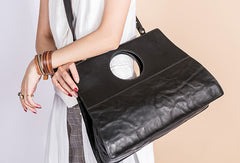 Handmade Genuine Leather Handbag Shopper Bag Crossbody Bag Shoulder Bag Purse For Women - EverHandmade