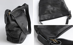Handmade LEATHER WOMENs Bucket Crossbody Purse Barrel SHOULDER BAG FOR WOMEN