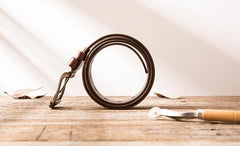 Handmade Cool Leather Mens Belt Leather Belt for Men